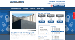 Desktop Screenshot of laughlinnvstorage.com